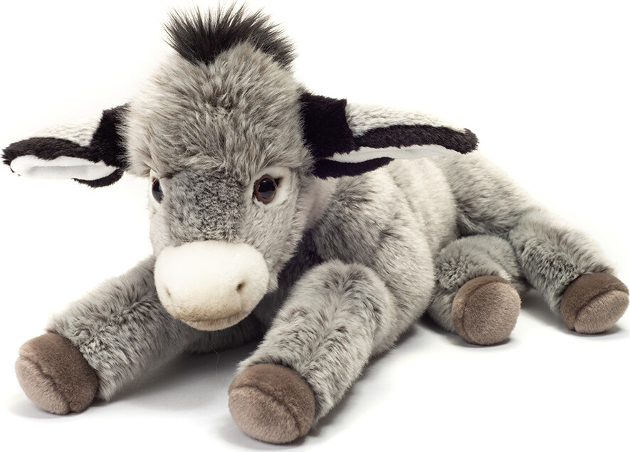 Teddy Hermann - Æsel Bamse - Grå - Liggende - 50 Cm