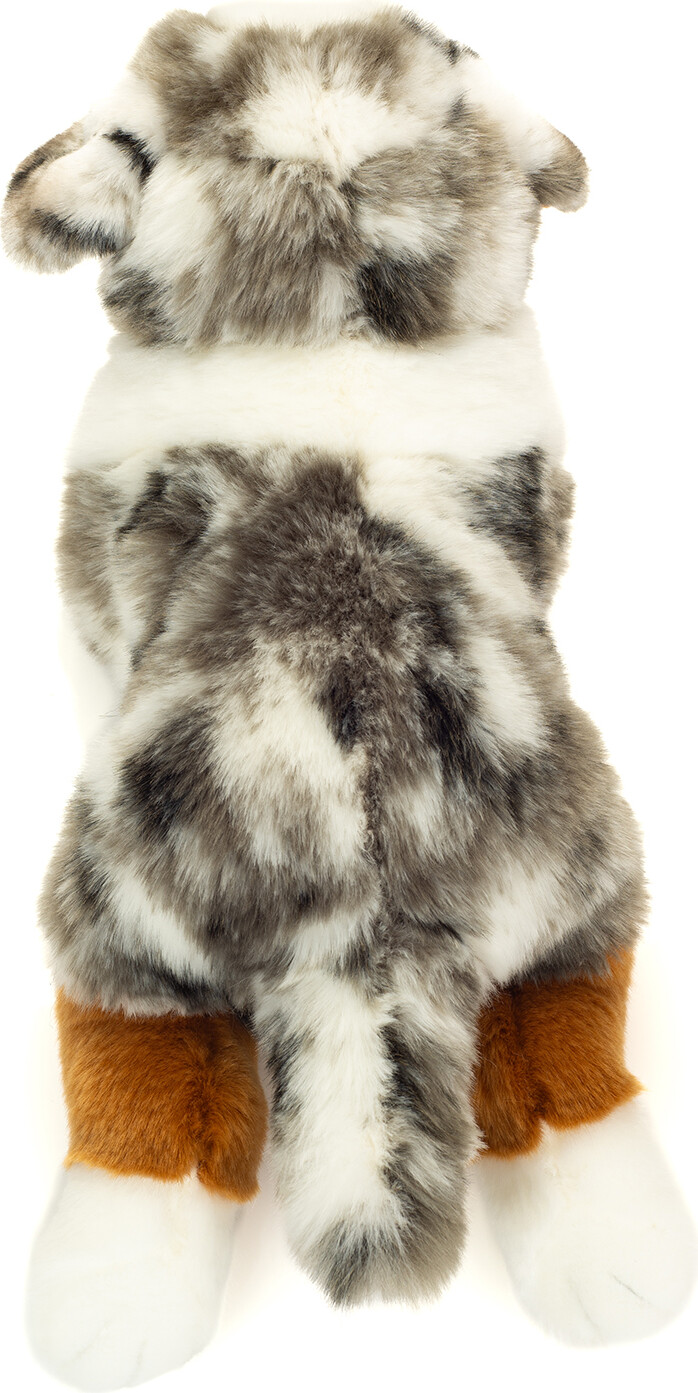 Teddy Hermann - Australsk Hyrdehund - Liggende - 40 Cm - Bamse