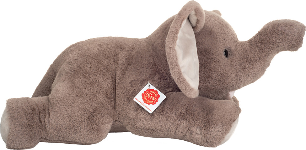 Teddy Hermann - Elefant Bamse - Grå - Liggende - 55 Cm