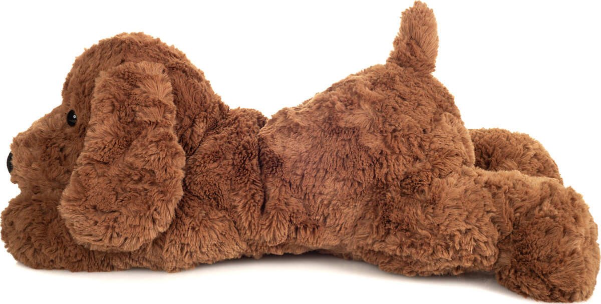 Teddy Hermann - Liggende Hund 40 Cm - Brun