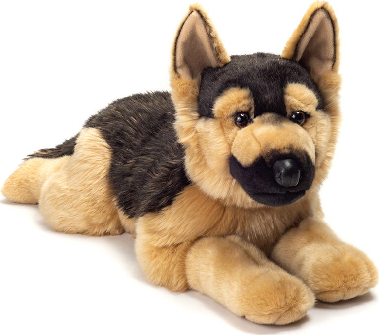 Teddy Hermann - Schæferhund Bamse - Liggende - 60 Cm