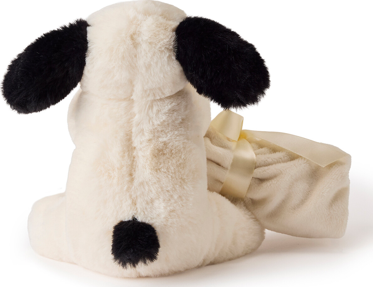 Teddy Hermann - Nusseklud - Hund Sort-Hvid