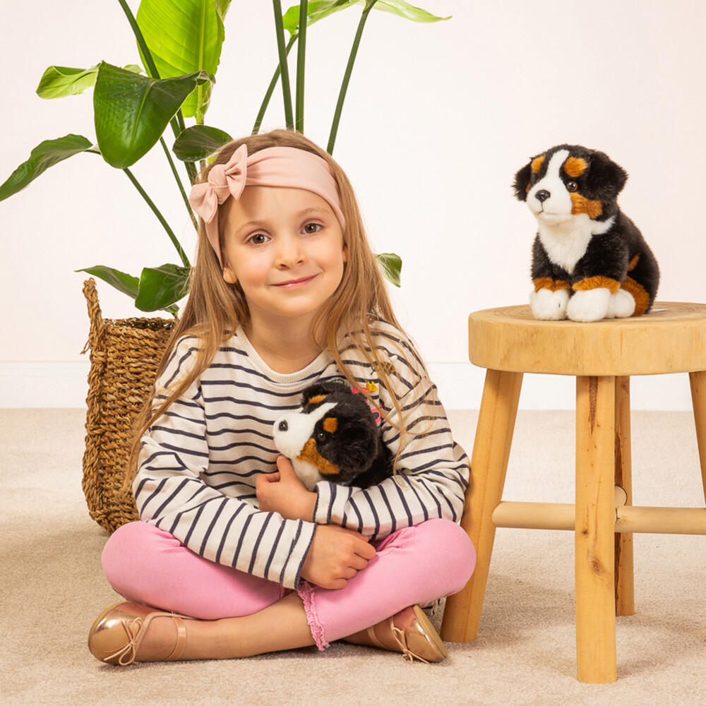 Teddy Hermann - Berner Sennen Hund - Siddende - 21 Cm