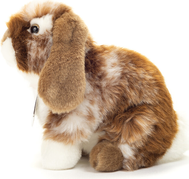 Teddy Hermann - Kanin Bamse - Hvid Og Mørkebrun - 20 Cm