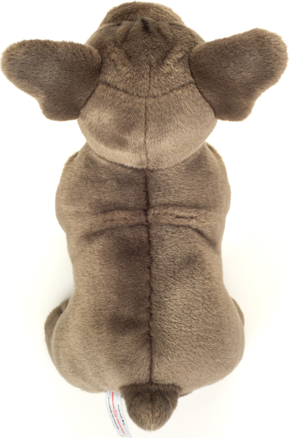 Teddy Hermann - Fransk Bulldog Grå - Stående - 30 Cm - Bamse