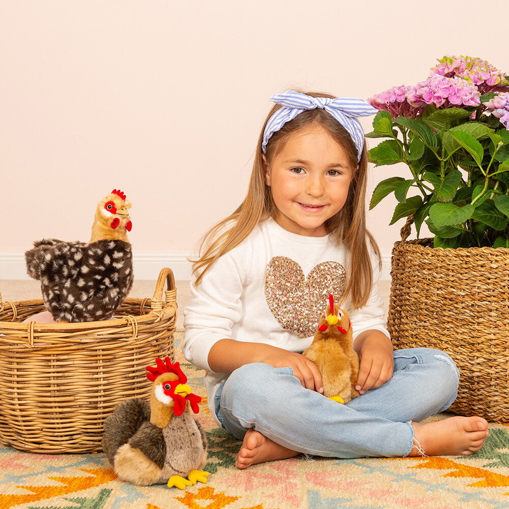 Teddy Hermann - Høne Bamse - Stående - 24 Cm