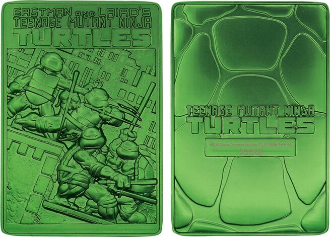 Teenage Mutant Ninja Turtles Limited Edition 40Th Anniversary Green Ingot