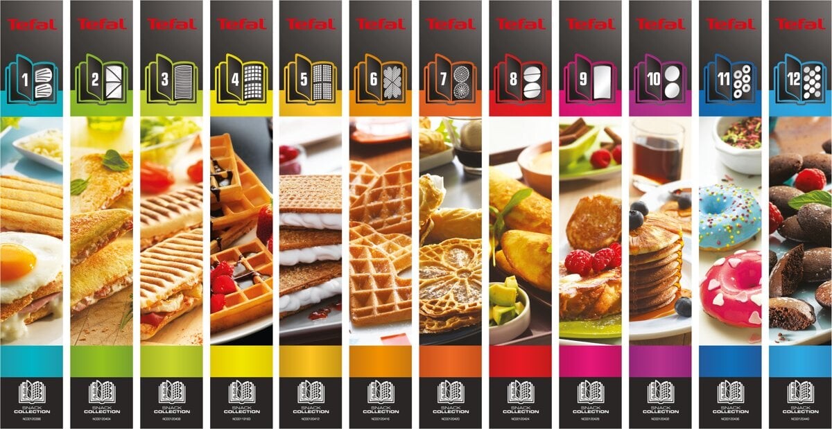 Tefal - Snack Collection Plader - Panini - Box 3