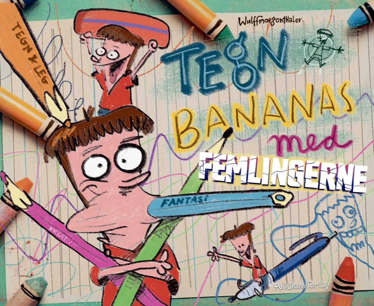 Tegn Bananas Med Femlingerne