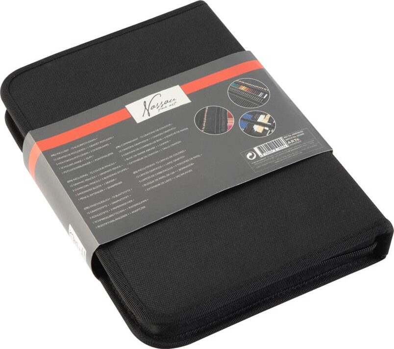 Tegne- Og Malesæt I Stofetui - 96 Dele - Nassau