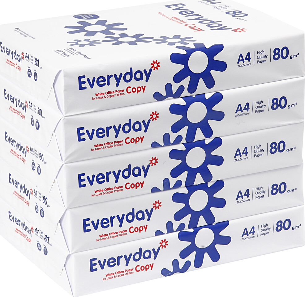 Tegnepapir - A4 - 210X297 Mm - 80 G - Hvid - 5X500 Ark