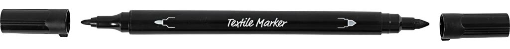 Tekstiltusch - Tykkelse 2 3 3 6 Mm - Sort - 6 Stk