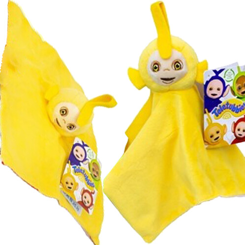 Teletubbies Sutteklud I Plys - Laa Laa - Gul - 27X27 Cm