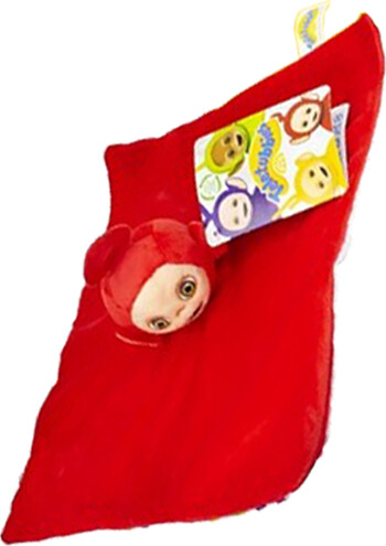 Teletubbies Sutteklud I Plys - Po - Rød - 27X27 Cm