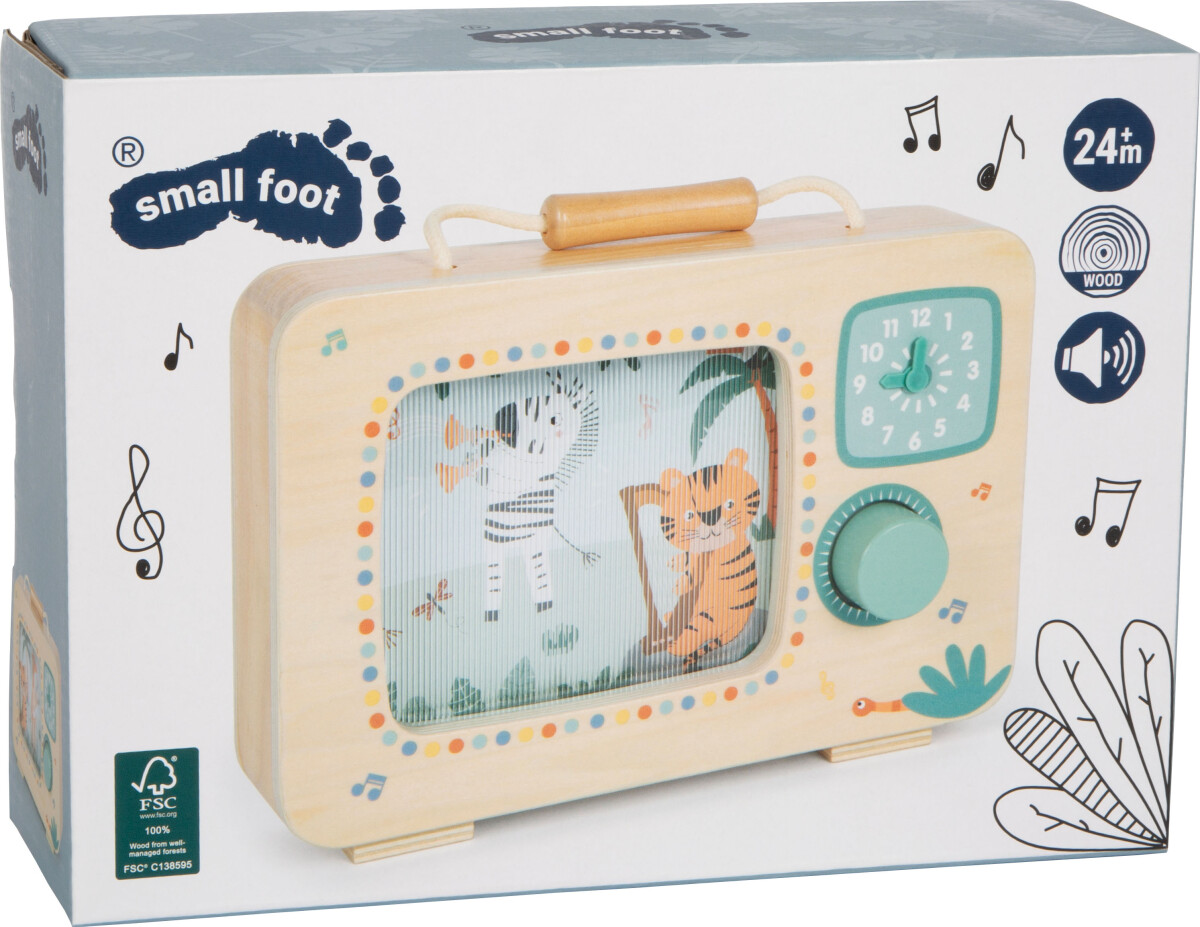 Tv Legetøj Med Musik - Safaridyr - Small Foot