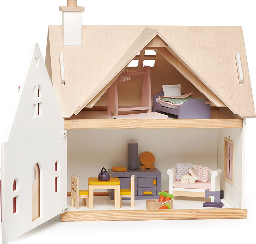 Tender Leaf - Cottontail Cottage - Dukkehus Med Møbler