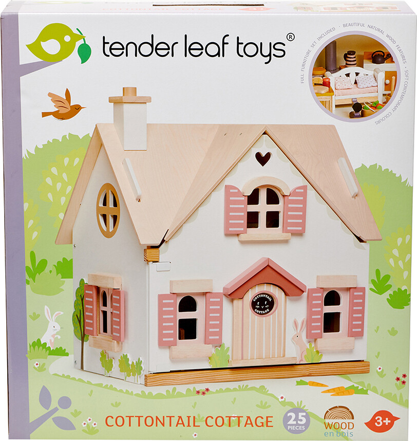 Tender Leaf - Cottontail Cottage - Dukkehus Med Møbler