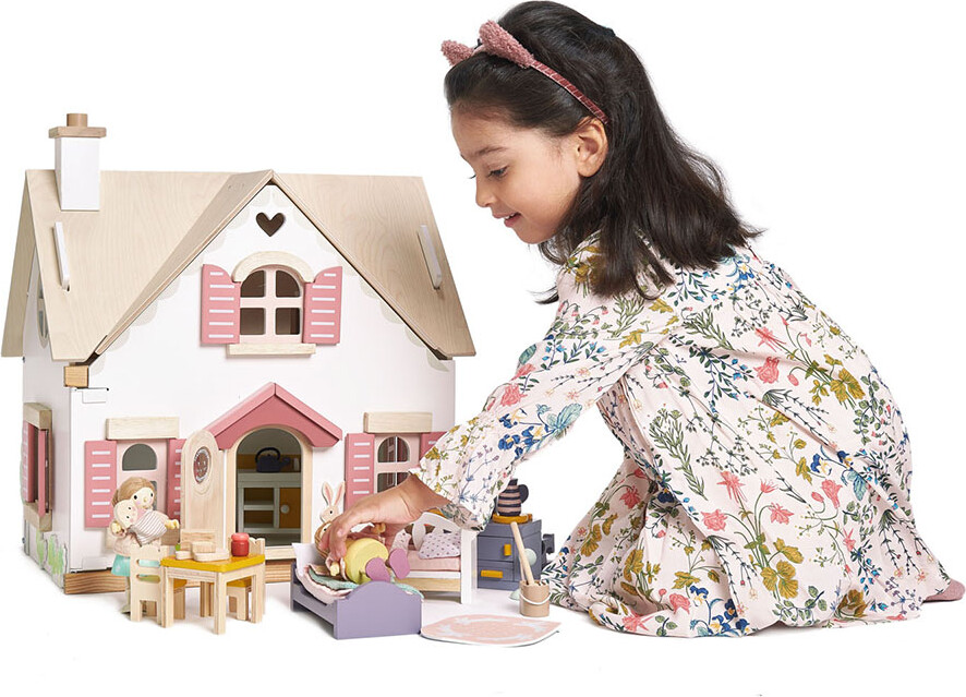 Tender Leaf - Cottontail Cottage - Dukkehus Med Møbler