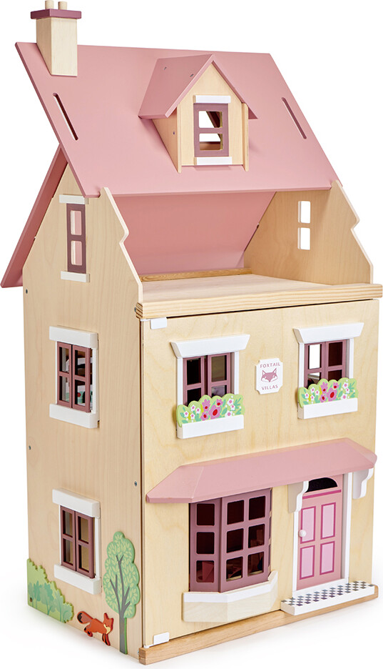 Tender Leaf - Dukkehus Med Møbler - Foxtail Villa