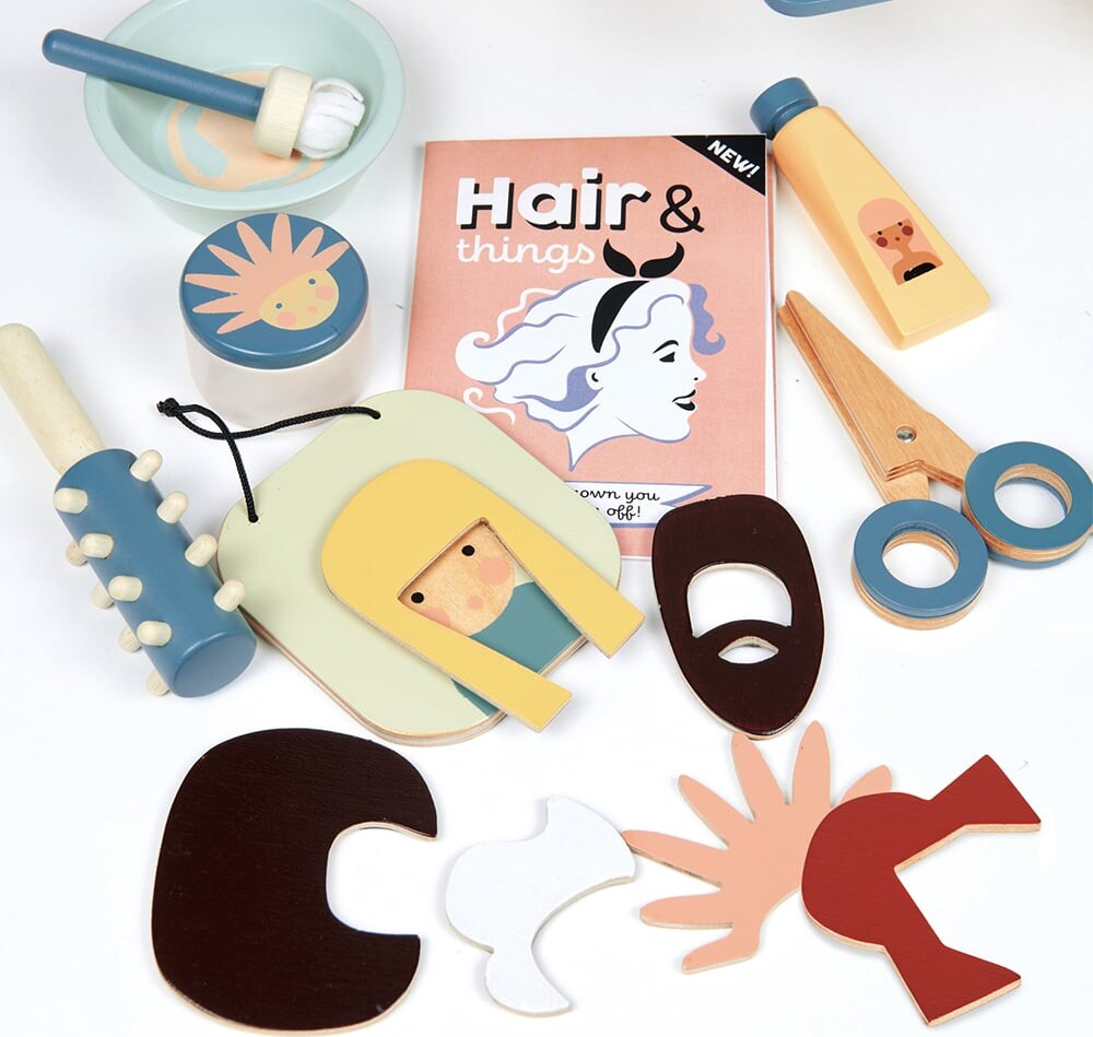 Frisør Legetøjssæt - Træ - Tender Leaf