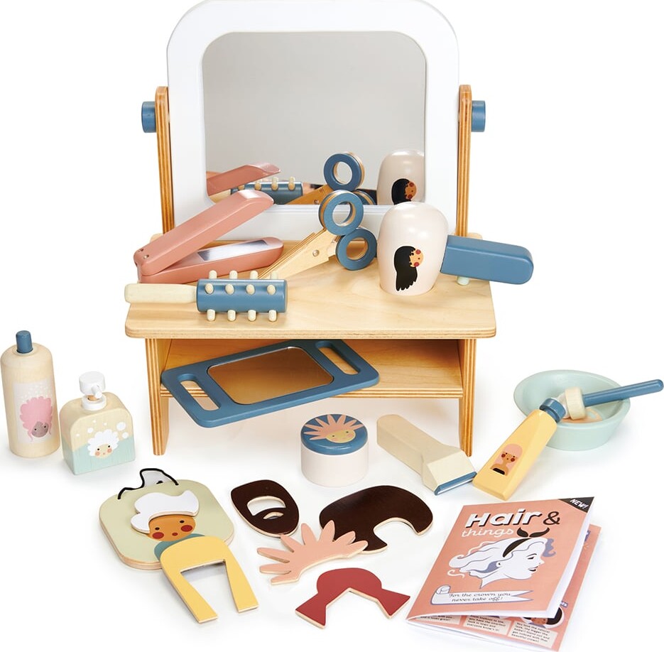Frisør Legetøjssæt - Træ - Tender Leaf