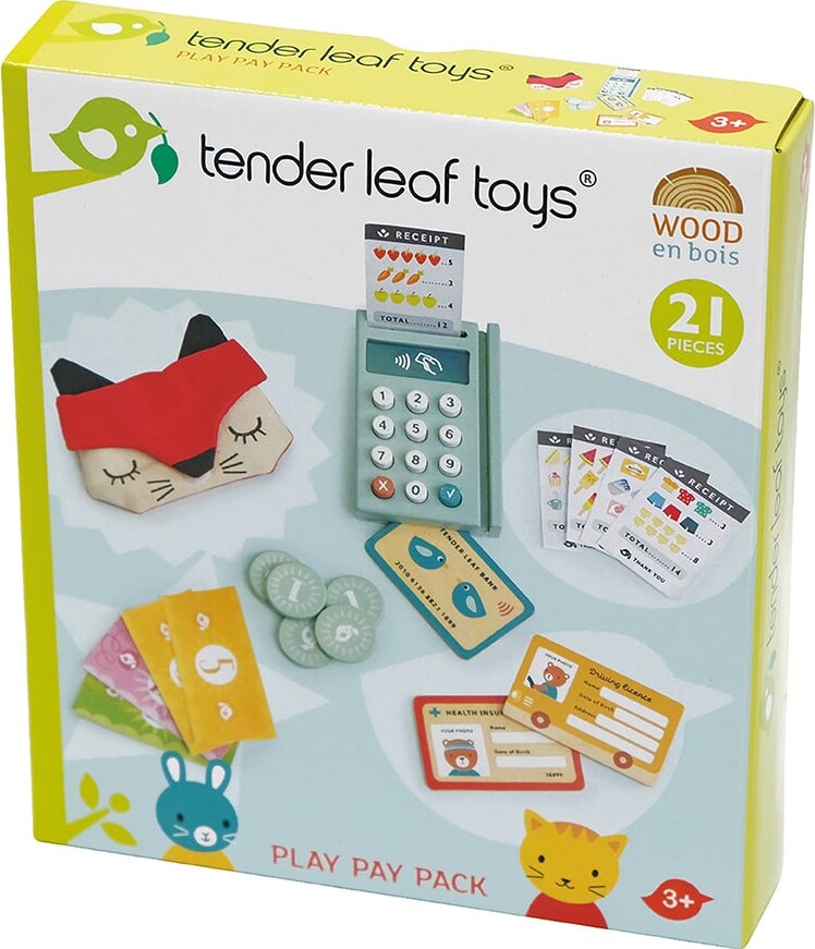 Tender Leaf - Play Pay Pack Kreditkort Terminal Legesæt - 21 Dele