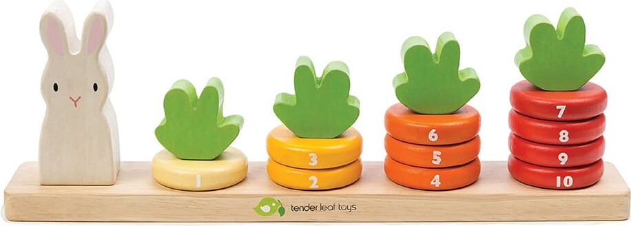 Stablelegetøj Med Tal - Gulerodsbed - Tender Leaf