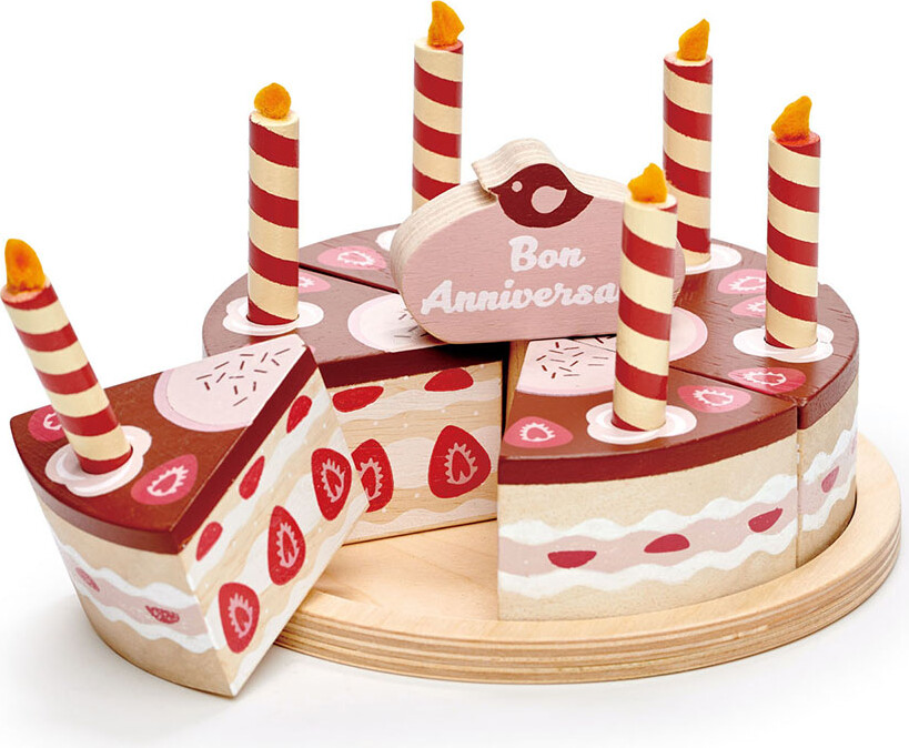 Tender Leaf - Lagkage Med Lys - Chokolade