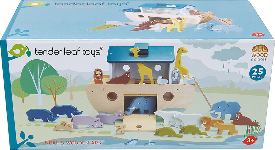 Tender Leaf - Noahs Ark Legetøj I Træ