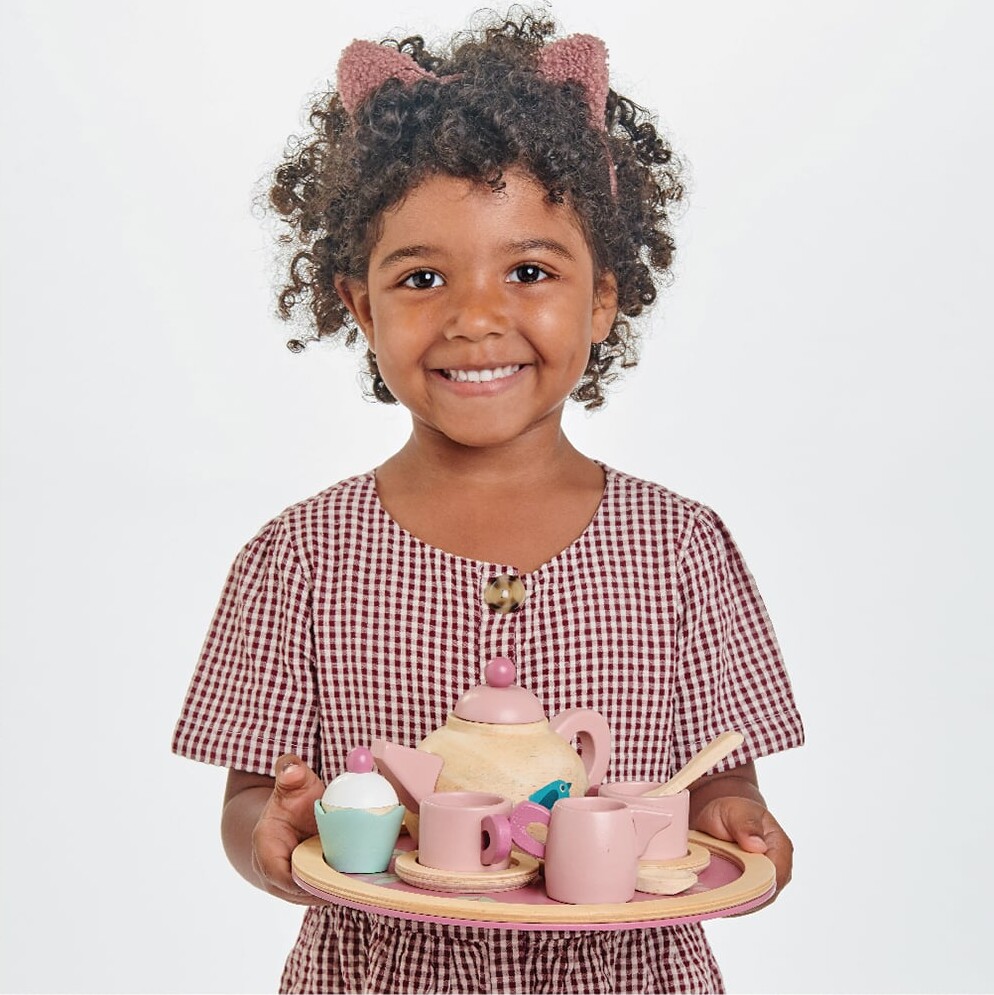 Tesæt Til Børn - Fugl - Træ - 12 Dele - Tender Leaf