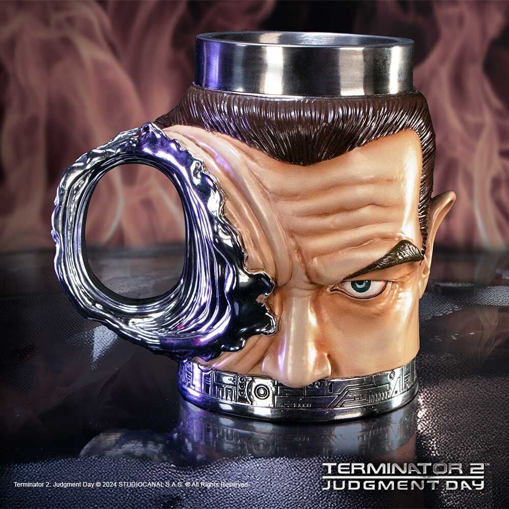 Terminator - T-1000 Tankard Krus - Nemesis Now - 18 5 Cm