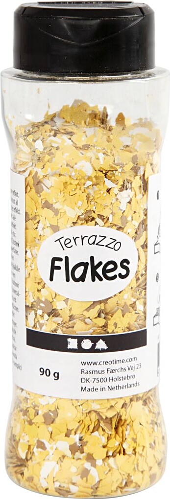 Terrazzoflager - Gul - 90 G