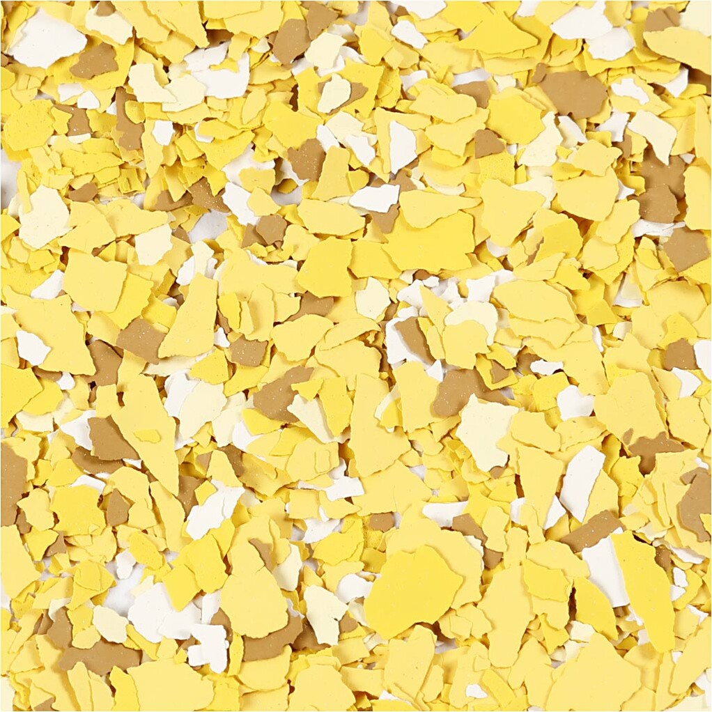 Terrazzoflager - Gul - 90 G