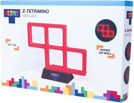 Tetris - Red Neon Light - Red - 21Cm X 14Cm