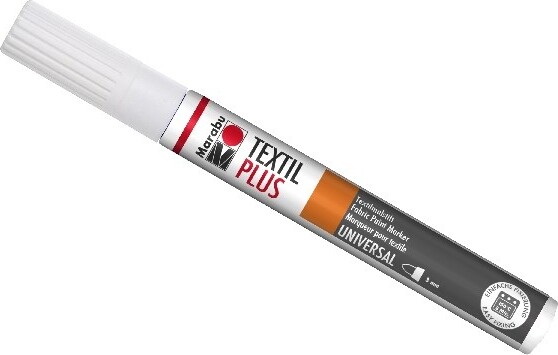Marabu - Textil Painter Plus - Hvid - Tekstiltusch - 3 Mm
