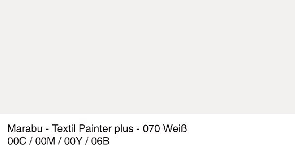 Marabu - Textil Painter Plus - Hvid - Tekstiltusch - 3 Mm