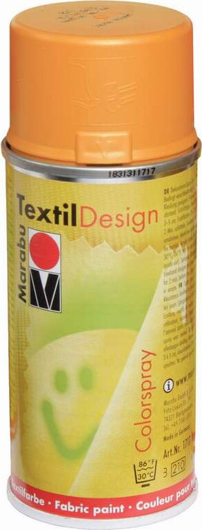 Marabu - Textil Design Spray - Orange 150 Ml