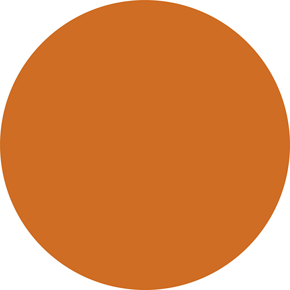 Tekstilmaling - Dækkende - Orange 250 Ml