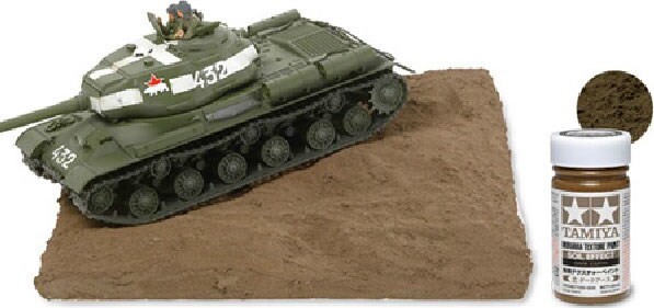 Tamiya - Diorama Texture Paint Soil - Dark Earth 100 Ml - 87109