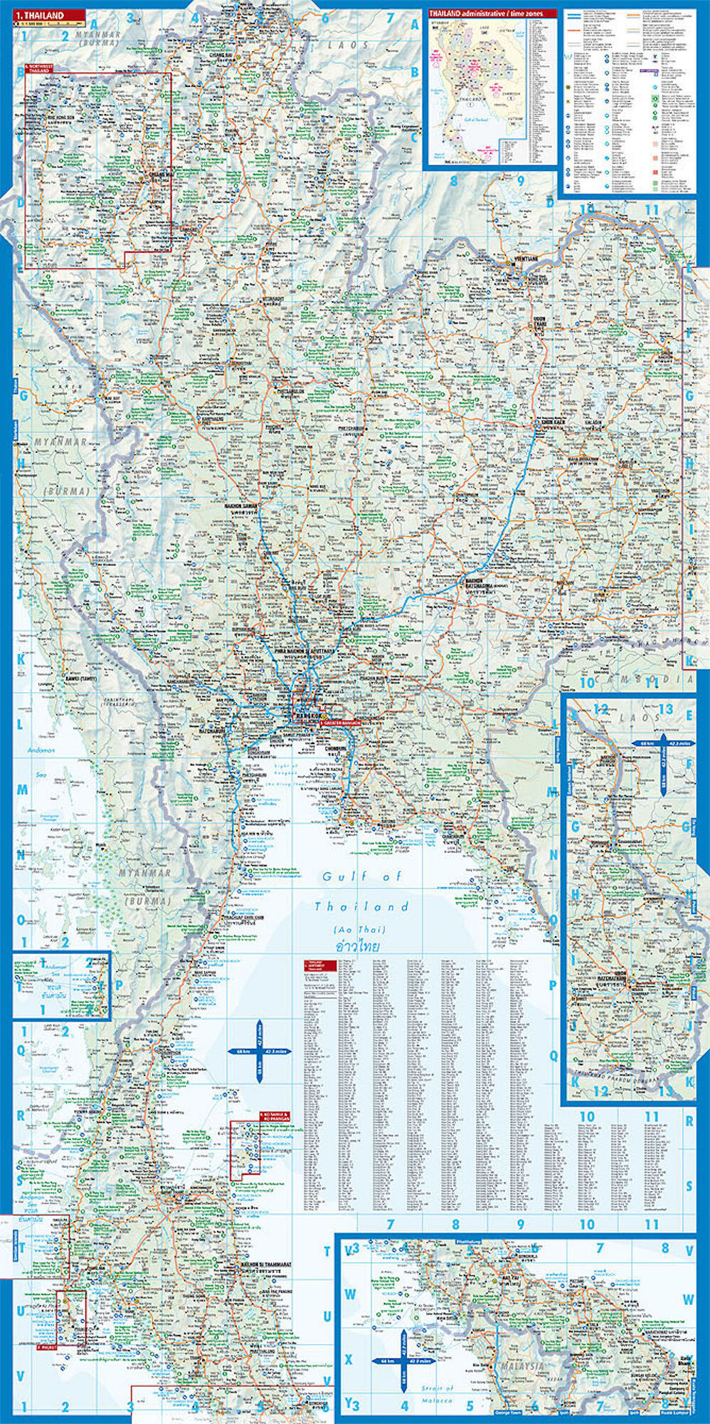 Thailand - Borch Maps