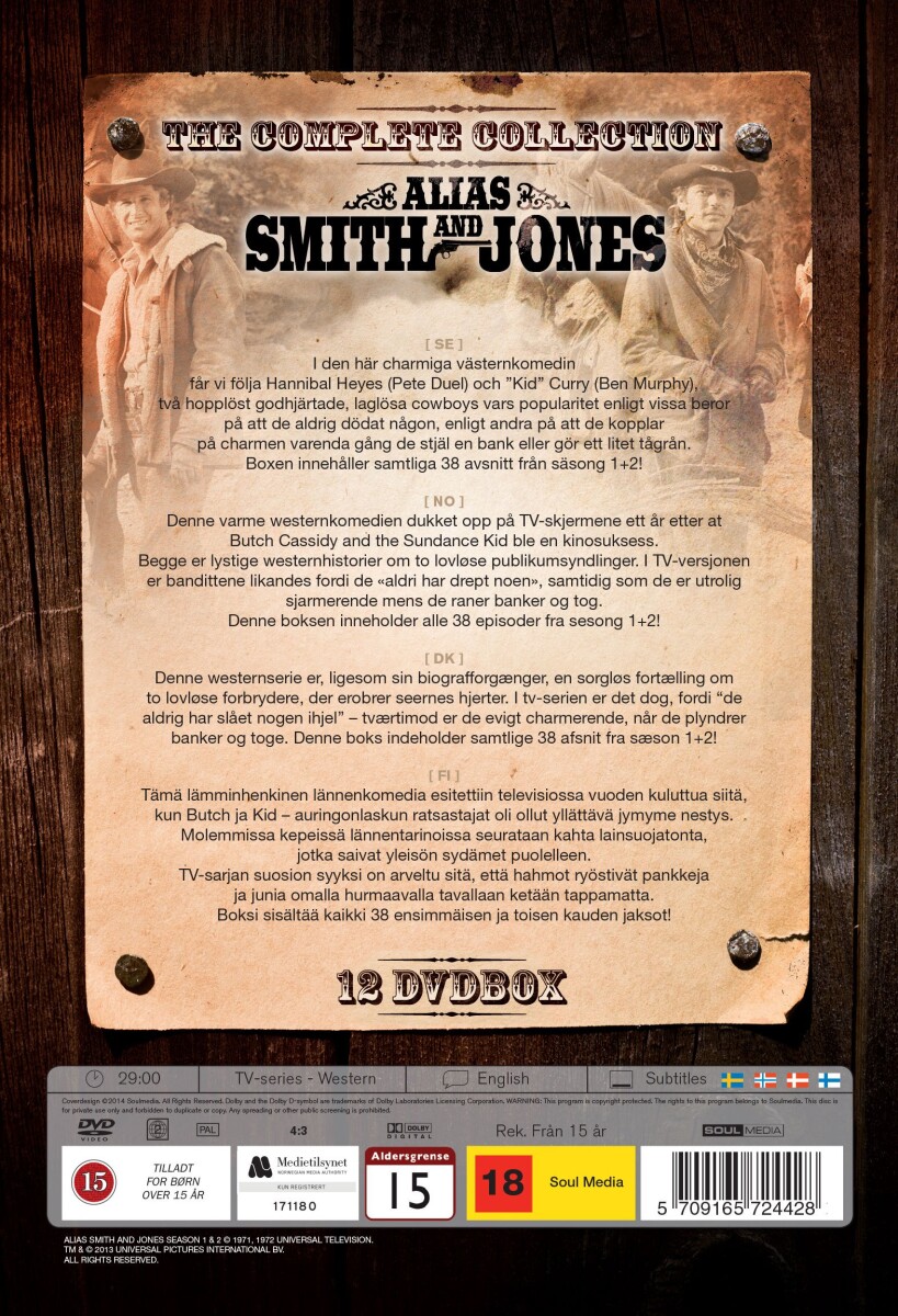 Alias Smith And Jones - Sæson 1 2