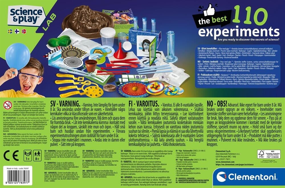 The Best 110 Experiments