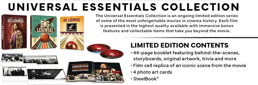 The Big Lebowski - 25th Anniversary Limited Steelbook Edition 4K Ultra ...