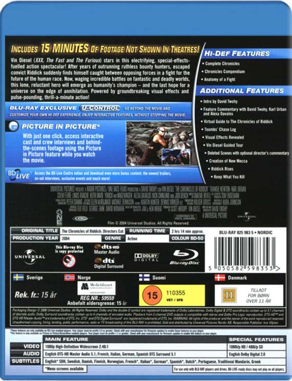 The Chronicles Of Riddick - Directors Cut