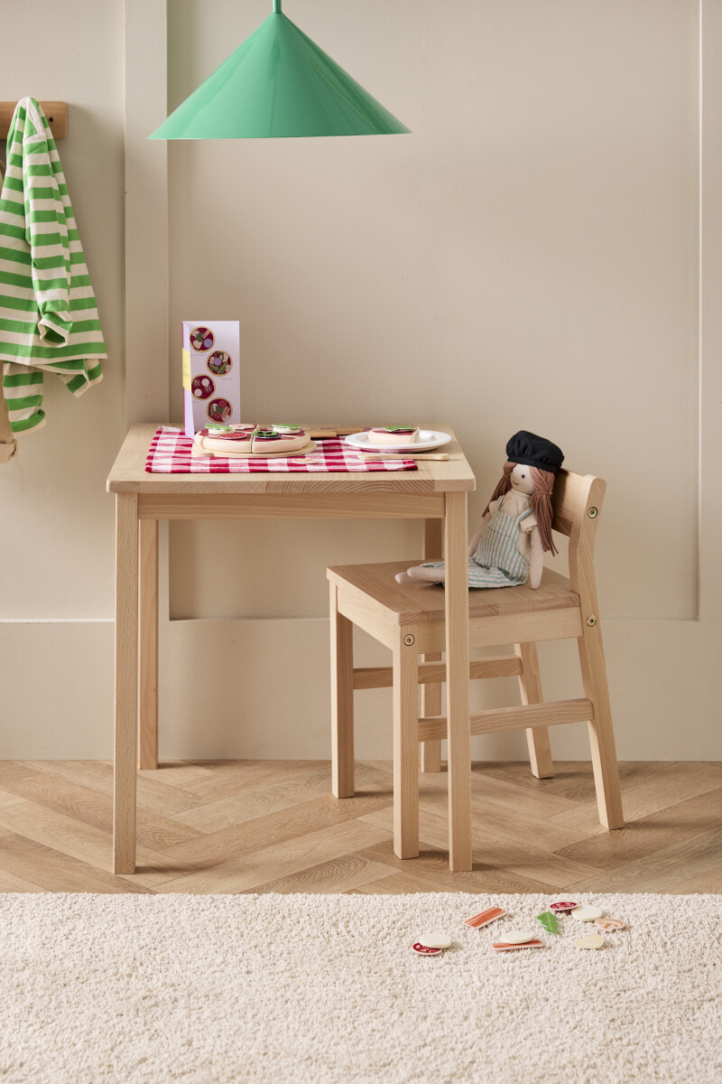 Pizza Legemad I Træ Med Velcro - Pizza Sæt - Kids Concept