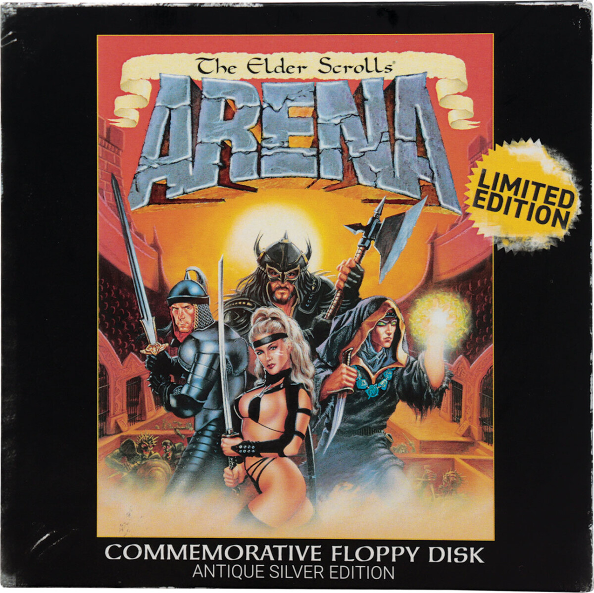 The Elder Scrolls Arena Floppy Disk Replica