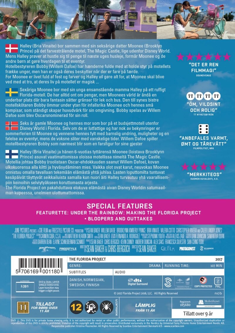 palo Menos barco The Florida Project DVD Film → Køb billigt her - Gucca.dk