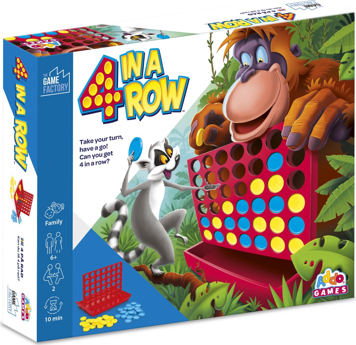 4 På Stribe Spil - The Game Factory