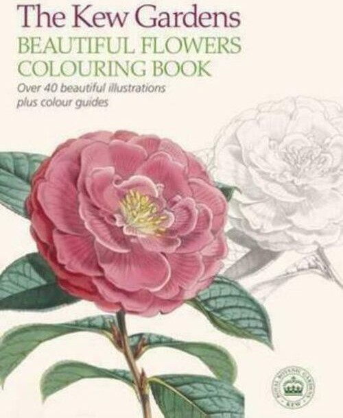 The Kew Gardens Beautiful Flowers Colouring Book