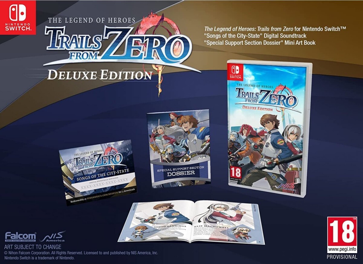 The Legend Of Heroes Trails From Zero Deluxe Edition